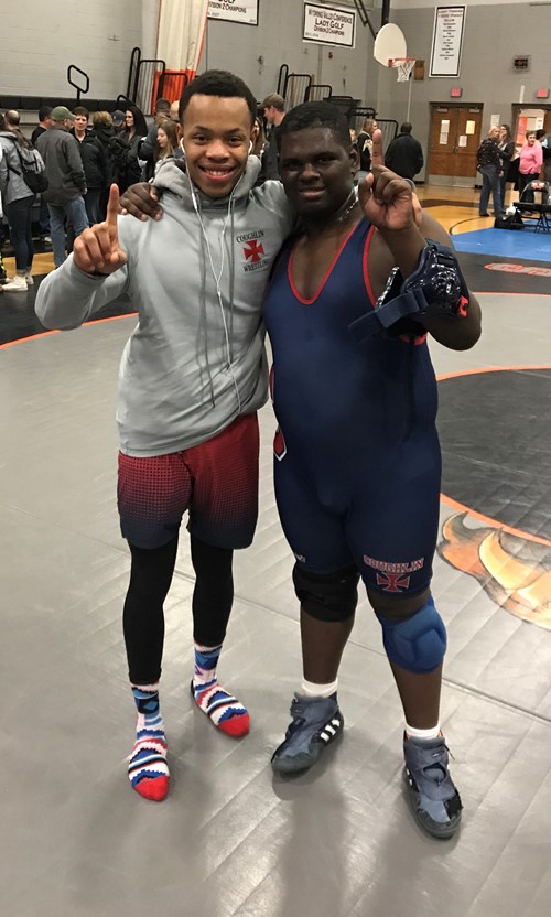 GAR's Qualls and Clemons Play Important Role in Coughlin Wrestling
