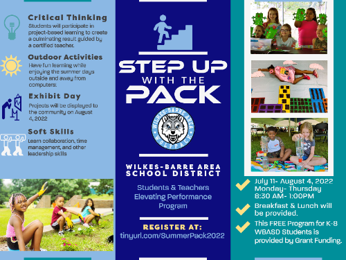 STEP Up With the Pack Flyer
