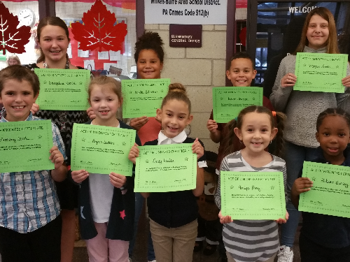 September Acts of Kindness Students